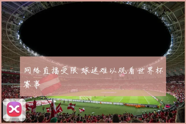 网络直播受限 球迷难以观看世界杯赛事